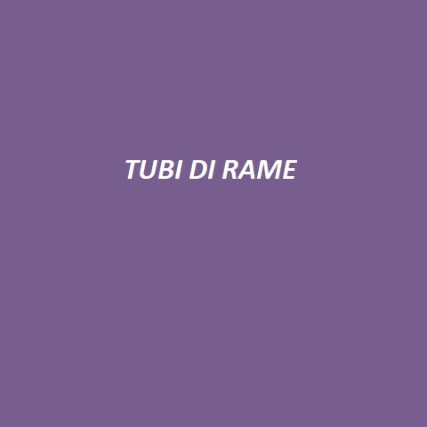 TUBI DI RAME