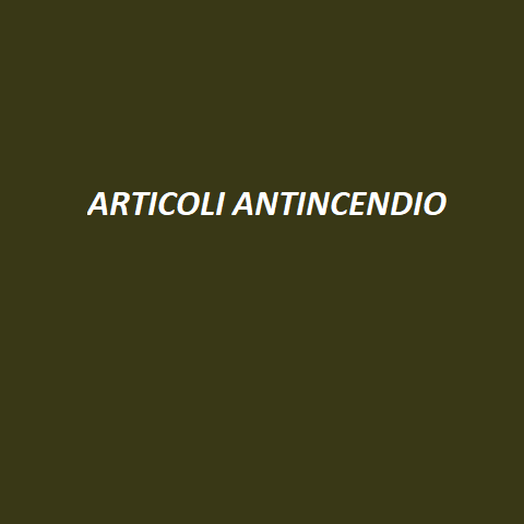 66 ARTICOLI ANTINCENDIO