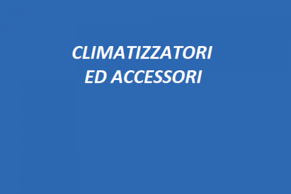 CLIMATIZZATORI ED ACCESSORI